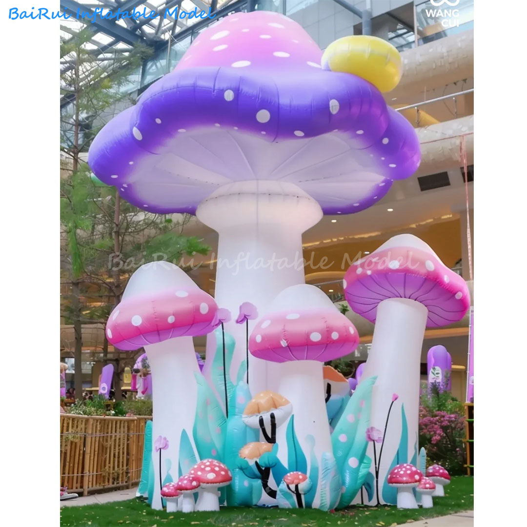 فطر كرتوني عملاق قابل للنفخ با - مراجعة Outdoor Camping Exhibition وسعره