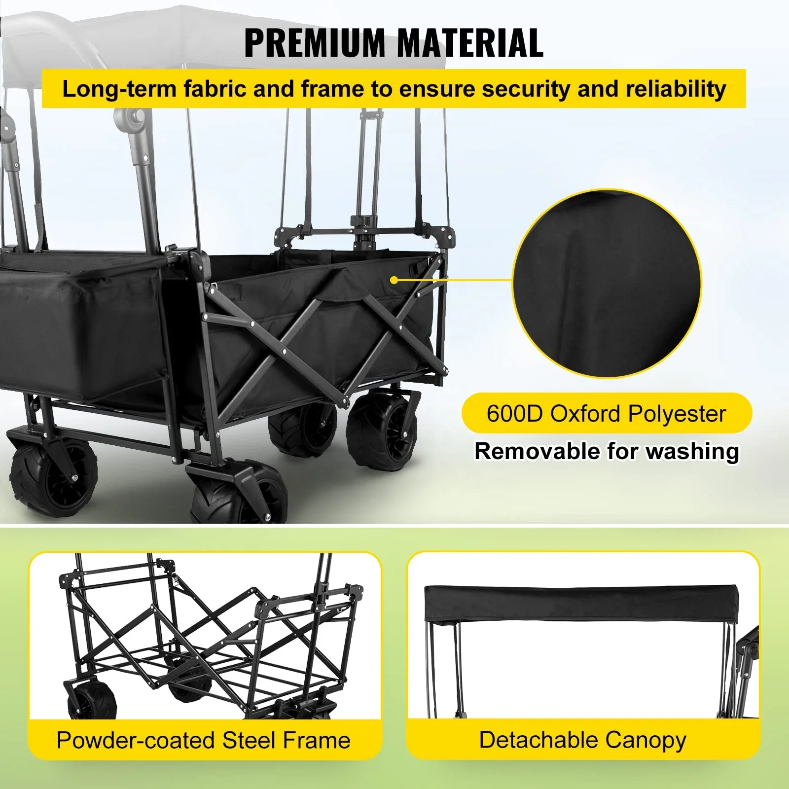 عربة تخييم قابلة للطي للاستخدا - مراجعة Outdoor Camping Trolley وسعره