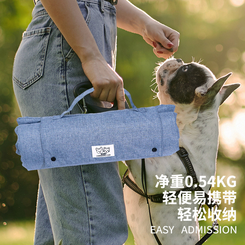 حصيرة قابلة للطي ومتينة للحيوا - مراجعة Outdoor Camping Dog Bed وسعره