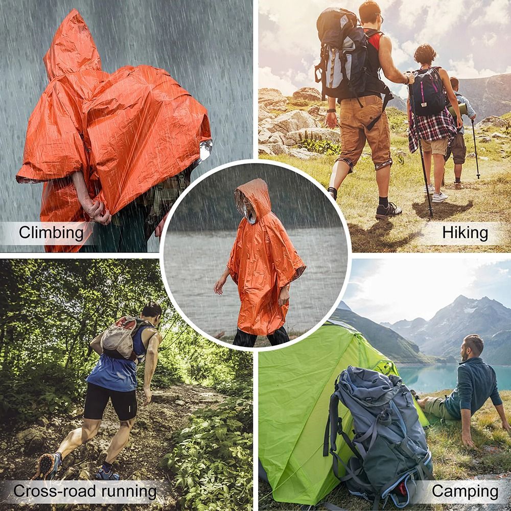 قطعة واحدة من معطف المطر للطوا - مراجعة Camping Rain Poncho وسعره
