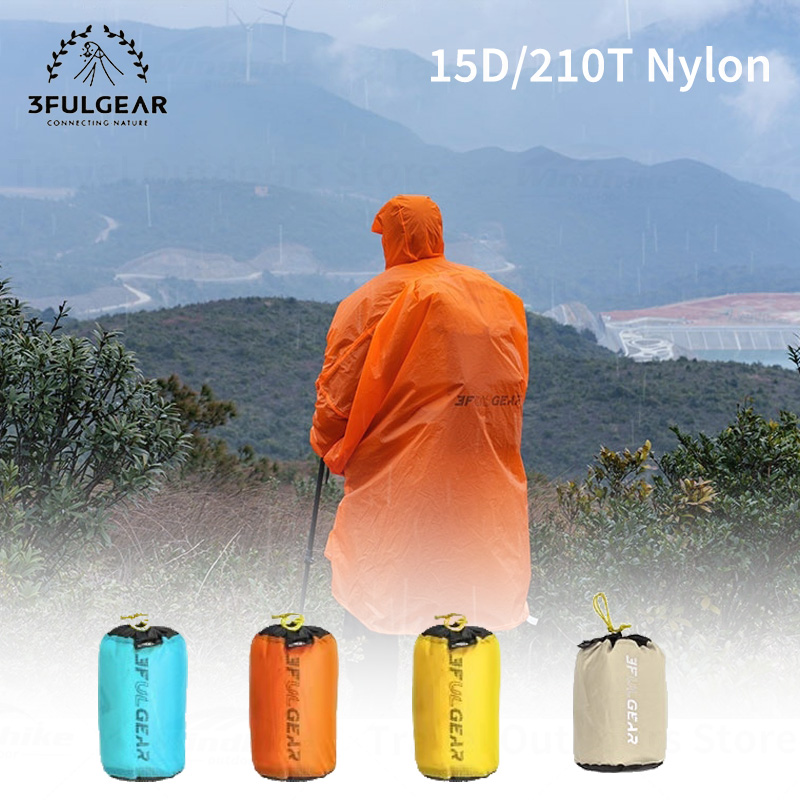معطف مطر 3F UL GEAR 2026 للتنز - مراجعة Camping Rain Poncho وسعره