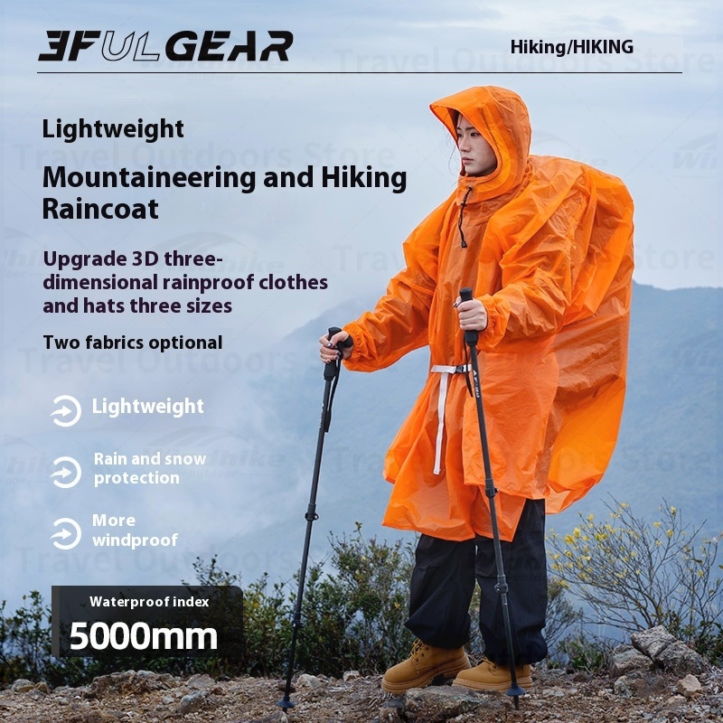 معطف مطر 3F UL GEAR 2026 للتنز - مراجعة Camping Rain Poncho وسعره
