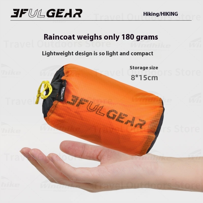 معطف مطر 3F UL GEAR 2026 للتنز - مراجعة Camping Rain Poncho وسعره